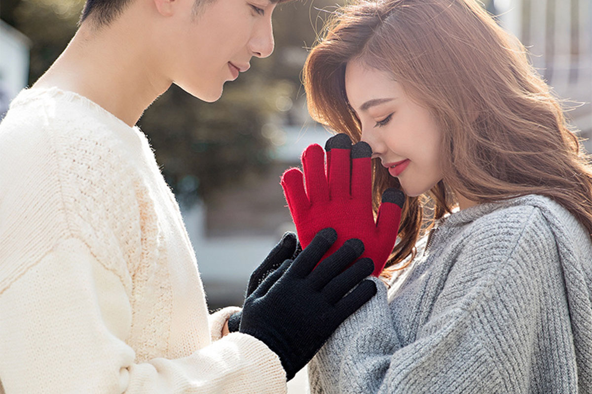 Winter Touch 3-Finger Touchscreen Gloves