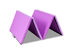 Costway 4'x10'x2'' Gymnastic Mat Thick Folding Panel Gym - Purple + Pink