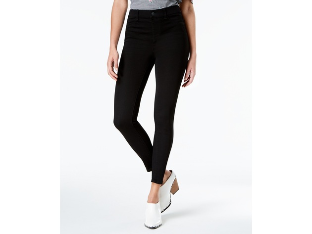 Vanilla Star Juniors' High-Rise Jeggings Black Size 3
