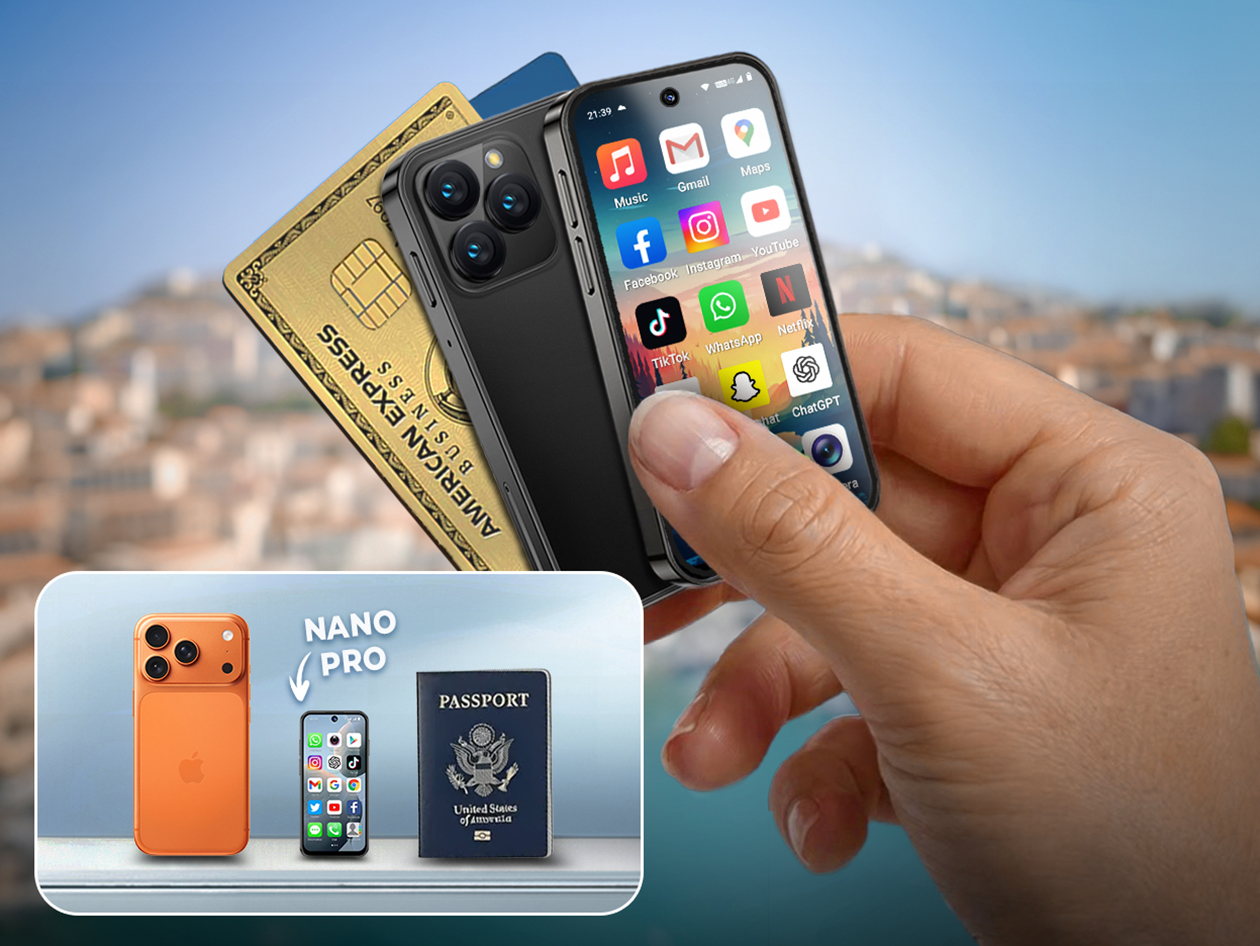NanoPhone Pro - Advanced Mini 4G Smartphone