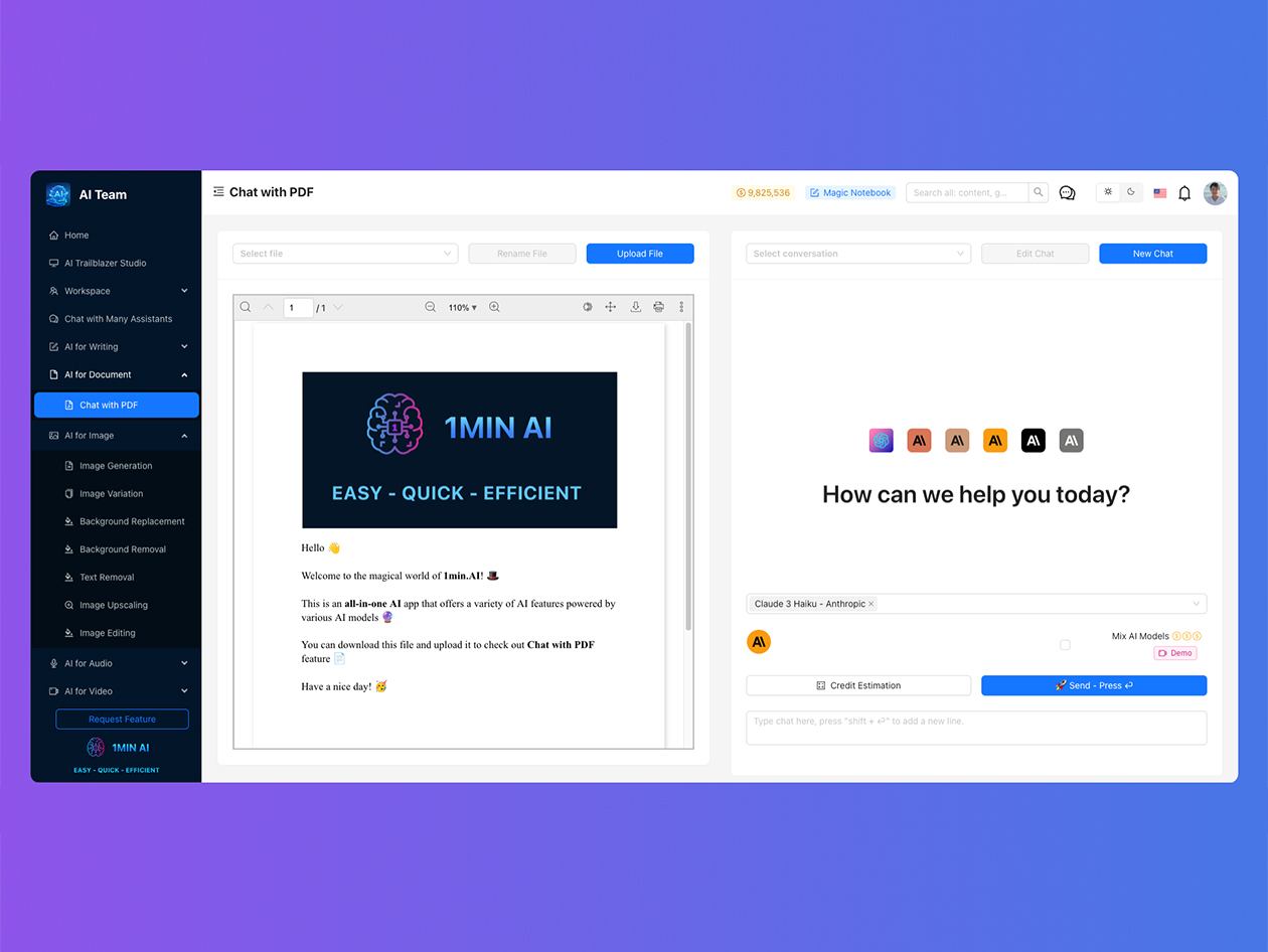 1min.AI: Lifetime Subscription