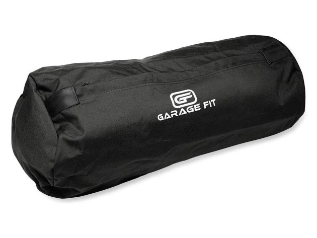 Garage Fit Sandbags for Fitness Weighted Power Training Heavy Duty Cordura-Black (Like New, Open Retail Box)