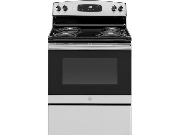 GE JBS360RMSS 5.0 Cu. Ft. Stainless Steel Free-Standing Electric Range
