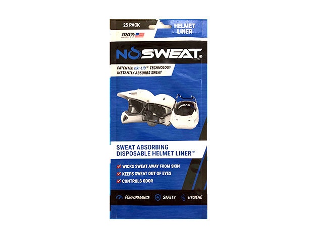 NoSweat® Helmet Liners: 25-Pack