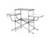 Costway Foldable Camping Table Outdoor Kitchen Portable Grilling Stand Folding BBQ Table