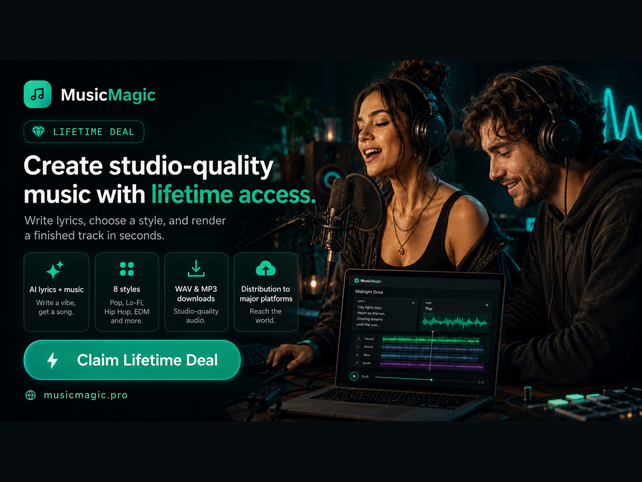 MusicMagic Starter Plan: Lifetime Subscription