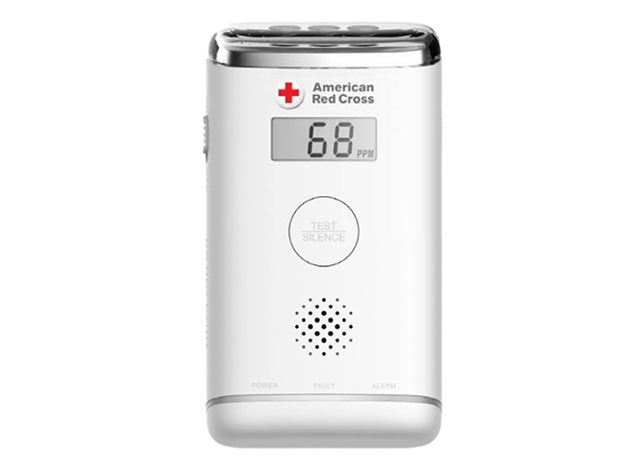 Blackout Buddy Carbon Monoxide Alarm with Emergency Flashlight (Red Cross Edition)