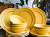 Concentrix 12-Piece Dinnerware Set (Yellow)