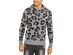 INC International Concepts Men's Leopard Sweater Hoodie Gray Size XX-Large