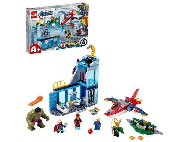 LEGO Super Heroes Marvel Avengers Minifigures and Tesseract Wrath of Loki Building Toy, 223 Pieces