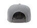 Pack of 5 Snapback Cap Hat Flatbrim Adjustable in Bulk - Grey