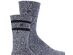 Timberland Men's 2-Pk. Marled Striped Boot Socks Black Size Regular