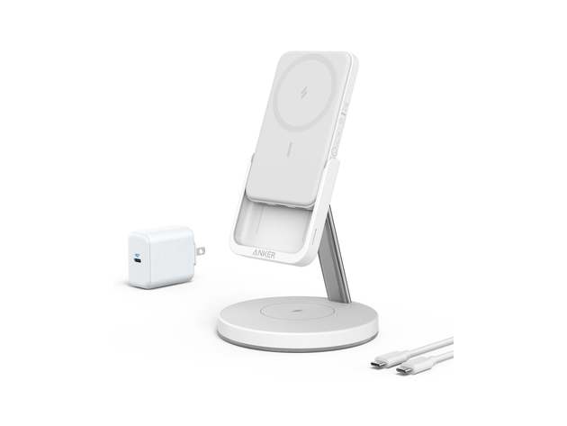 Anker 633 Magnetic Wireless Charger (MagGo) Dolomite White