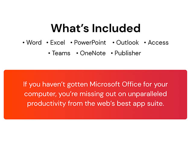 Elevate your productivity levels with a lifetime license to Microsoft Office, now only $34.97 during our Labor Day Sale