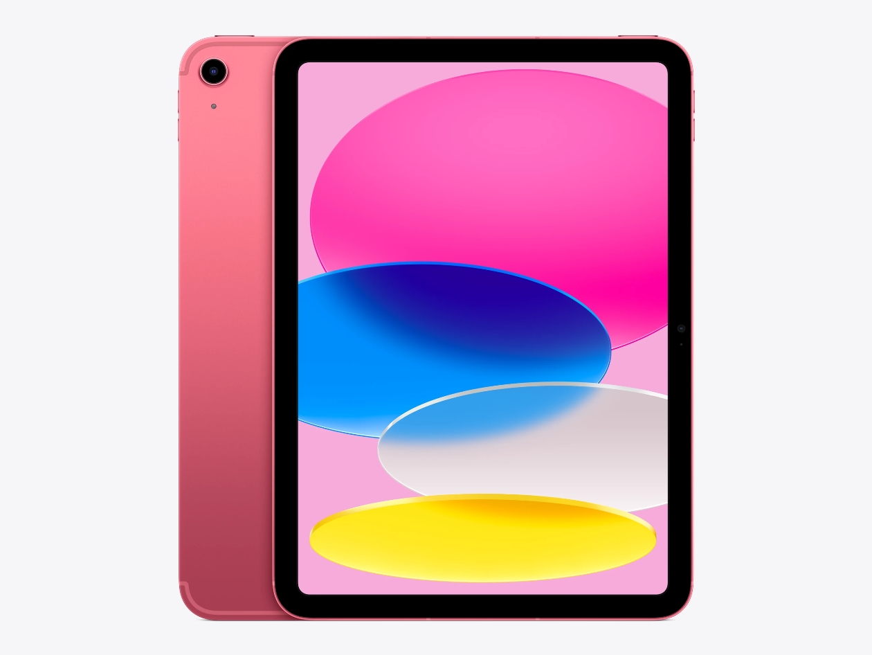 Apple iPad (2022) 10th Gen 64GB Wi-Fi & Cellular Pink (Refurbished)