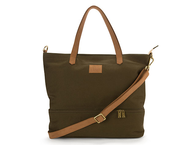 Canvas Travel Bag in Olive