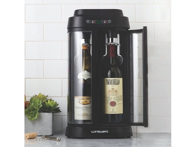 EuroCave 2510951 Wine Art Preservation System Dual Zone & Chiller (Distressed Box)