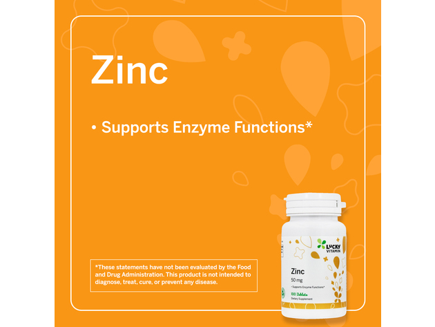 LuckyVitamin - Zinc Gluconate 50 mg. - 100 Tablet(s)