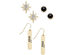 Inspired Life Gold Tone 3 Piece Set "Wild" Earrings