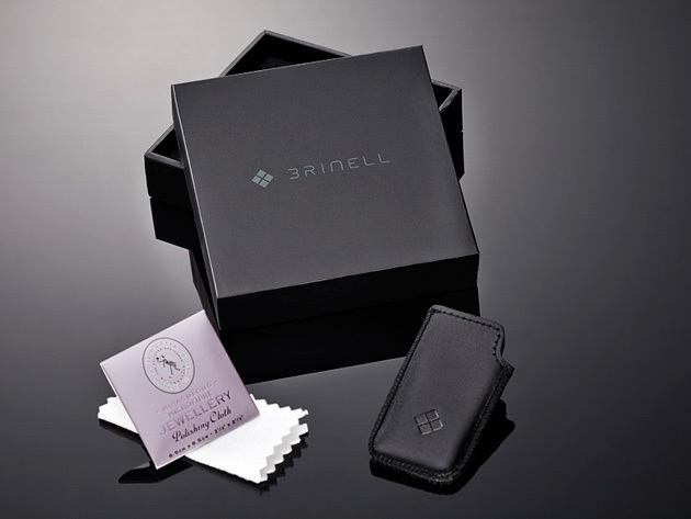 The Brinell 32GB Stick: Luxury Flash Storage (Stainless Steel)