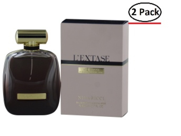 L'EXTASE NINA RICCI by Nina Ricci EAU DE PARFUM SPRAY 2.7 OZ for WOMEN ---(Package Of 2)