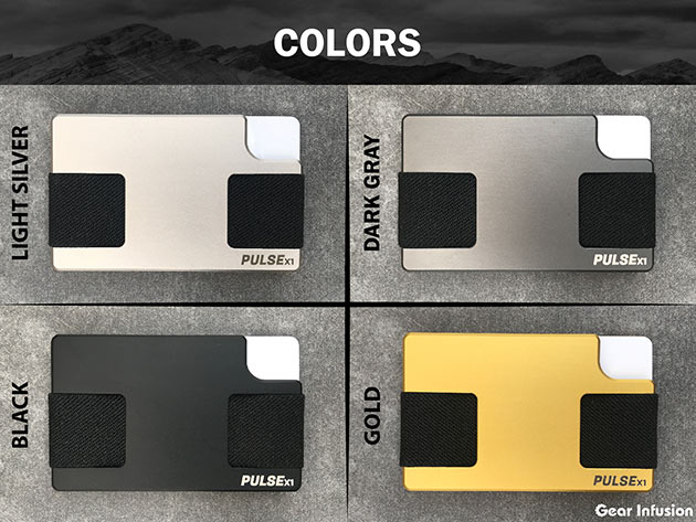PulseX1 Ultra Slim Wallet (Black)