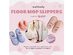 Multitasking Floor Mop Slippers with Removable Sole 