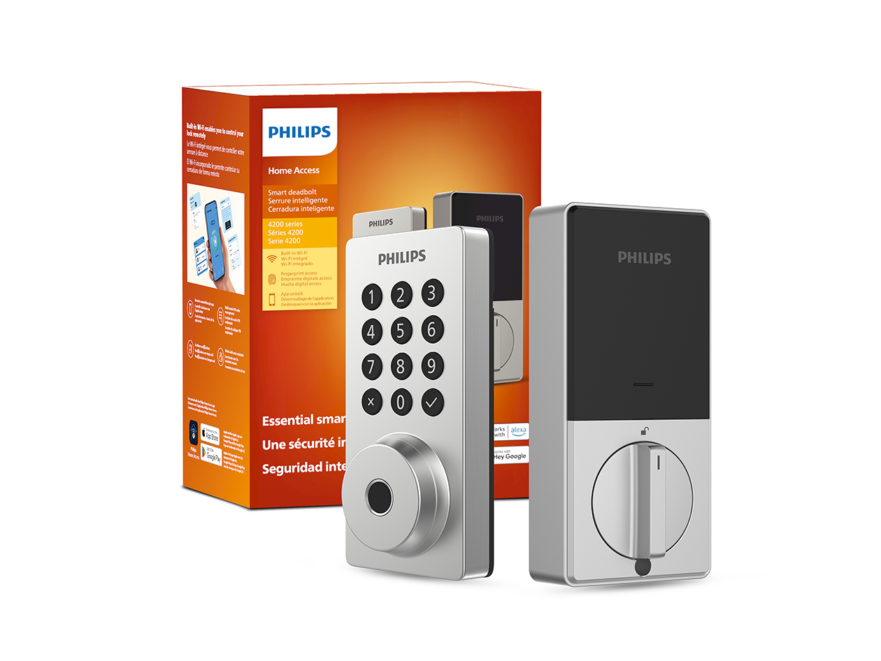 Philips 4000 Series Touchscreen Fingerprint Smart Deadbolt (Satin Nickel)