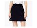 Maison Jules Women's Bowtie Skirt Deep Black Size Extra Large