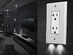 Outlet Covers with Built-In LED Lights (5-Pack/Decor)