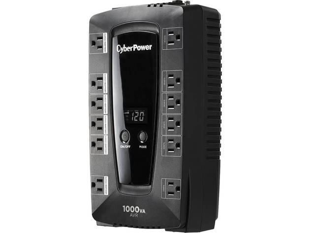 CyberPower LE1000DG 12-Outlet 1000VA Battery Back-Up System