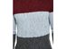 Tasso Elba Men's Chunky Cable-Knit Colorblocked Turtleneck Sweater Red Size Small