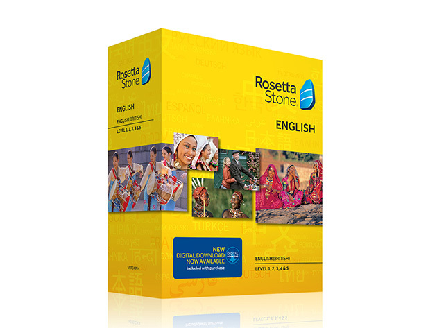 Rosetta Stone® Language Learning (UK English, Levels 1-5 Instant