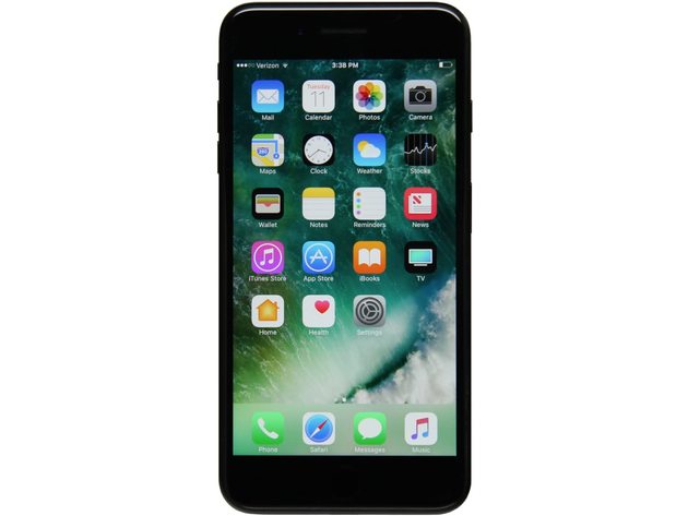 Apple iPhone 7 Plus, 128GB 5.5" Ios GSM Unlocked Smartphone - Jet Black (Used, No Retail Box)