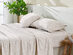 4-Piece Floral Print Microfiber Sheet Set (Diamond Gray/King)