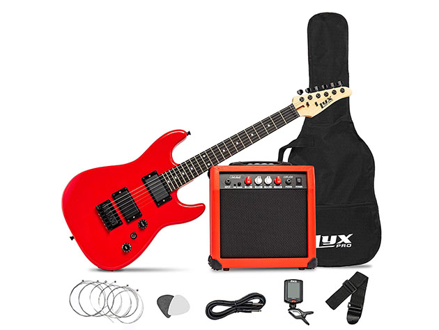 LyxPro 36" Electric Guitar with 20W Amp Kit