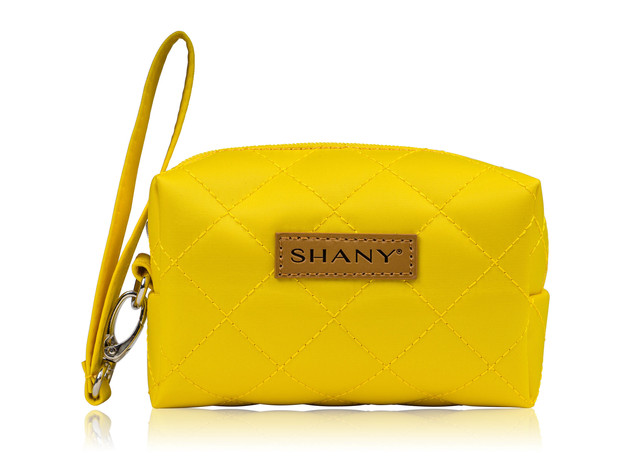 SHANY Limited Edition Mini Tote Bag and Travel Makeup Bag - YELLOW