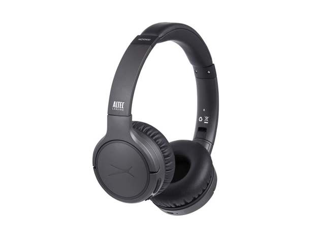 Altec Lansing NanoPhones ANC Headphones, MZX5400-CGRY, Charcoal Gray (Certified Refurbished)