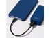 Heyday Apple iPhone XS Silicone Case With Power Bank and USB Cable, Perfect For Travel and On The Go Use, Dark Blue