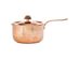 Copper Saucepan 2.8 qt with Flower Lid 