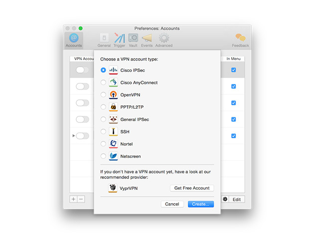 Shimo: VPN Client for Mac