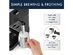 DeLonghi EC260BK Stilosa Manual Espresso Machine, Latte & Cappuccino Maker-Black (Refurbished)