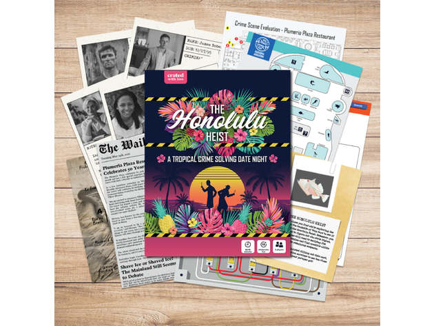 The Honolulu Heist - A Tropical Crime-Solving Game Night for Couples 