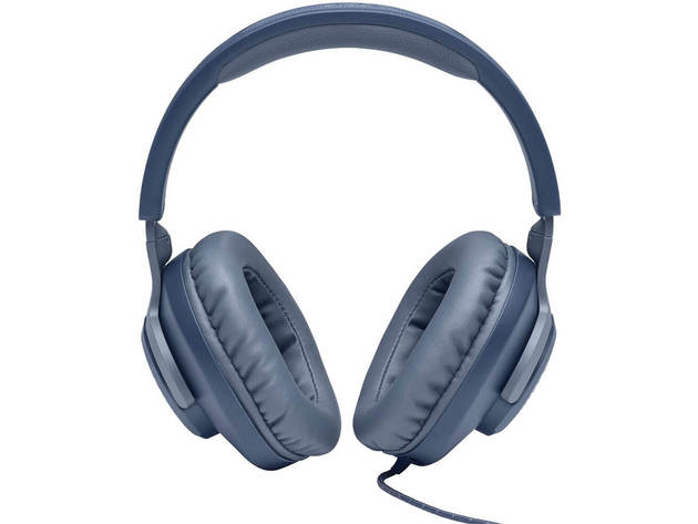 JBL QUANTUM100BL Quantum 100 - Wired Over-Ear Gaming Headphones