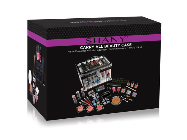 SHANY Carry All Trunk Makeup Set (Eye shadow palette/Blushes/Powder/Nail Polish and more)