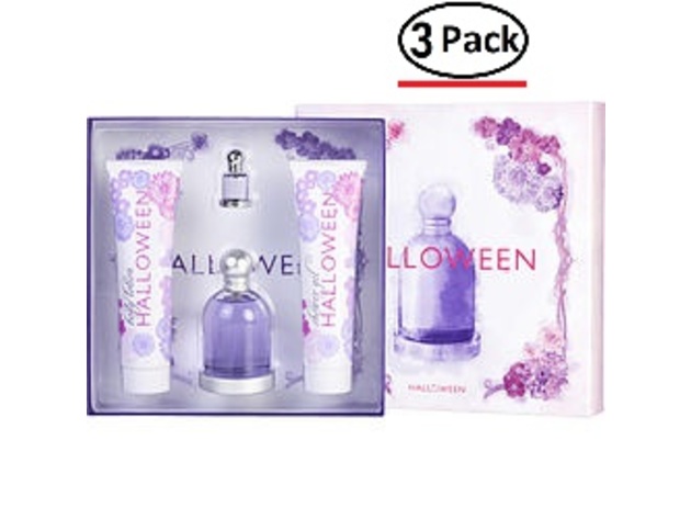HALLOWEEN by Jesus del Pozo EDT SPRAY 3.4 OZ & BODY LOTION 5 OZ & SHOWER GEL ...