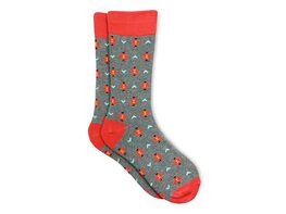Red and Green Aztecs by Society Socks