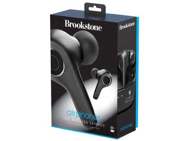 Brookstone Airphones True Wireless Earbuds Headphones BKH600 (new)