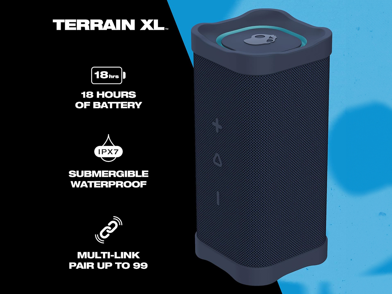 Skullcandy Terrain™ XL Portable Wireless Speaker (Navy)