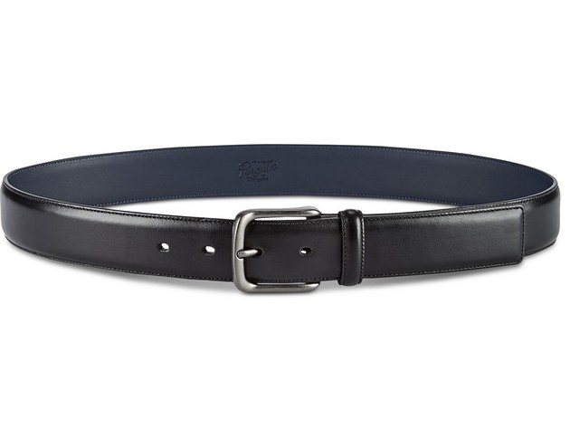 Penguin Original Men's Burnished Bird Leather Belt Black Size 36 Regular